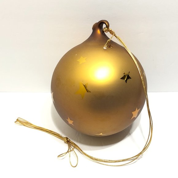 Dept 56 Moon & Ball Frosted Mercury Glass Ornament - Picture 5 of 12